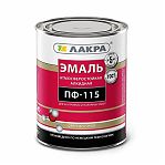 Эмаль Лакра ПФ-115 для внутренних и наружных работ, алкидная, глянцевая, ярко-зеленая 1 кг