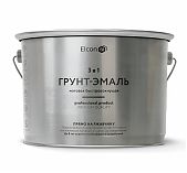 Грунт-эмаль Elcon 3 в 1, для внутренних и наружных работ, по ржавчине, матовая, серая 2.0 кг