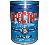 Эмаль Престиж ПФ-115 алкидная для дерева и металла глянцевая синяя 0.9 кг