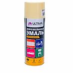 Эмаль аэрозольная ULTIMA ULT046 RAL1015 акриловая, универсальная, слоновая кость, 520 мл