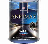 Эмаль алкидная ПФ-115 Akrimax-Premium, черная 1.7 кг