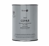 Грунт-эмаль Elcon 3 в 1 глянцевая серая RAL 7040 0,8 кг