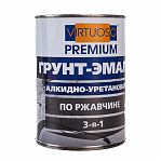 Грунт-эмаль Virtuoso Premium 3 в 1 по ржавчине, красная 0,9 кг