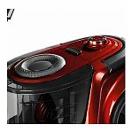 Пылесос Kelli KL-8023, красный, автоматическое сматывание шнура, циклонный фильтр, 2600 Вт