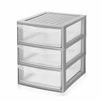 Органайзер Эльфпласт Mini Box 3-х секционный пластиковый 265х250х195 мм